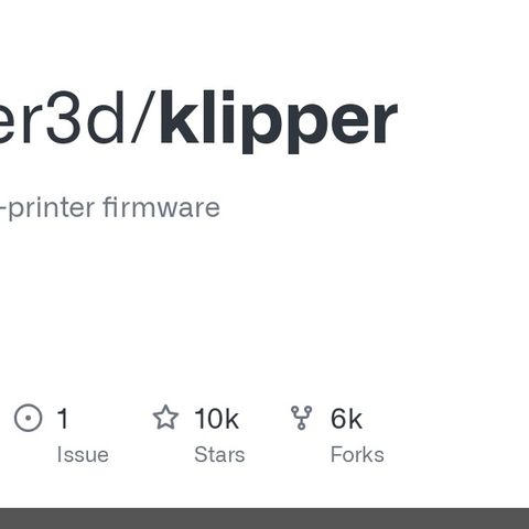 GitHub - Klipper3d/klipper: Klipper is a 3d-printer firmware