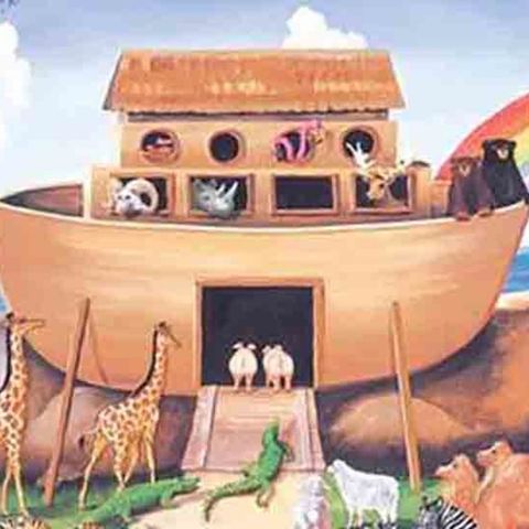 EL ARCA DE NOE para niños 🦒 historias de la biblia para reflexionar 🐘  Cuento infantil corto  🦁
