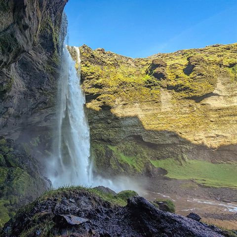 Kvernfoss Waterfall Iceland - 10 Hours Sleep Sound