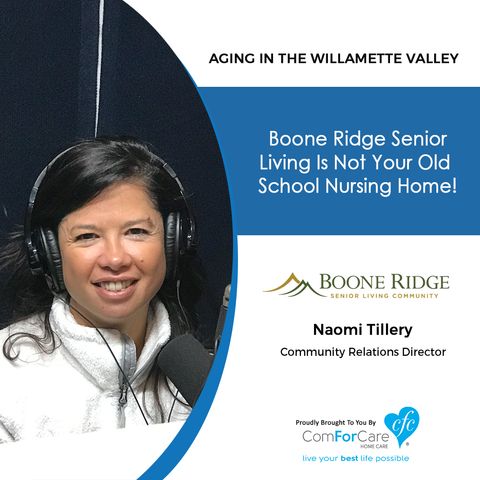 11/5/19: Naomi Tillery with Boone Ridge Senior Living | Boone Ridge Senior Living is not your old school nursing home!