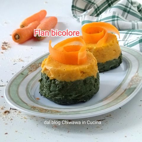 Flan bicolore