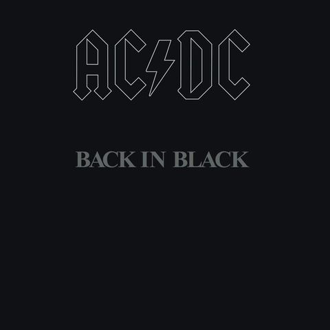 AC/DC Classic Album Back In Black of the week