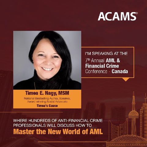 Episode 2 - ACAMS Toronto - Timea Nagy's show