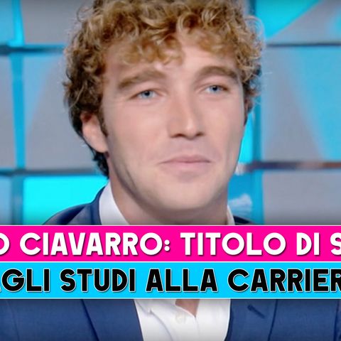 Paolo Ciavarro, Titolo Di Studio: Dagli Studi Alla Carriera!
