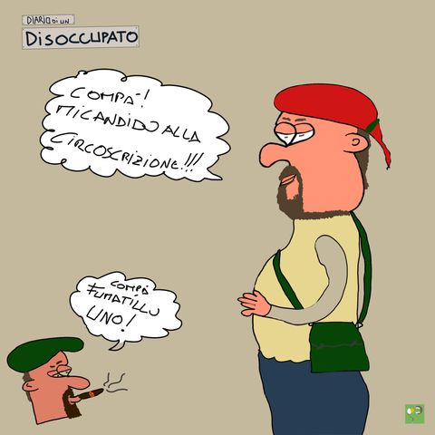 Diario S1 G35. Pugno alzato per la rivoluzione del rivoluzionario