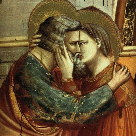 90 - L’Incontro tra i santi Anna e Gioacchino di Giotto