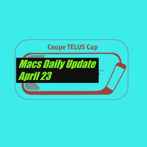 The @HfxMacs Daily Update - April 23