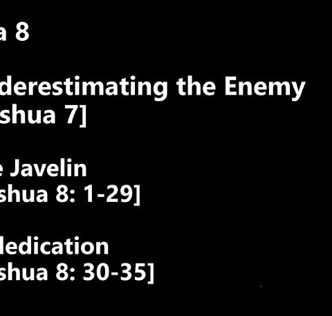 Joshua 8 - Conclusion