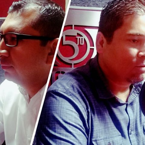 Dirigentes de Morena y el PAN discuten primer año de Santos