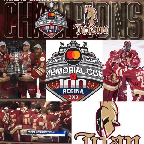 MEMORIAL CUP CHAMPS..The @ABTitan are bringing the Cup to Maritimes, plus QMJHL Draft this Saturday!!!