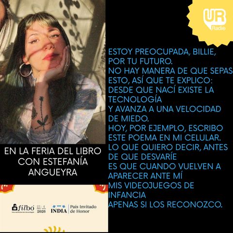 En la Feria del libro con Estefanía Angueyra