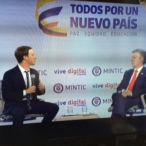 Mark Zuckerberg en Bogotá #Directo