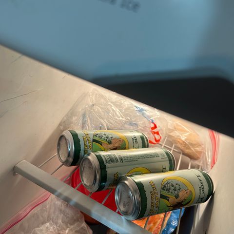 Do not forget about the beers in the freezer!!!!!