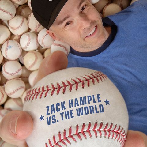 ZACK HAMPLE, maybe the most celebrated baseball fan in the world and subject of documentary ZACK HAMPLE VS THE WORLD
