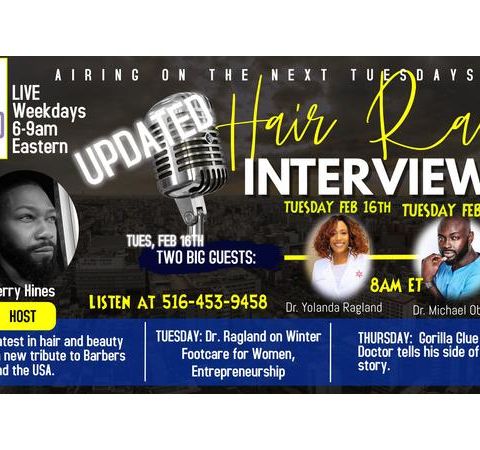 The Hair Radio Morning Show LIVE #531  Tuesday, February 16th, 2021