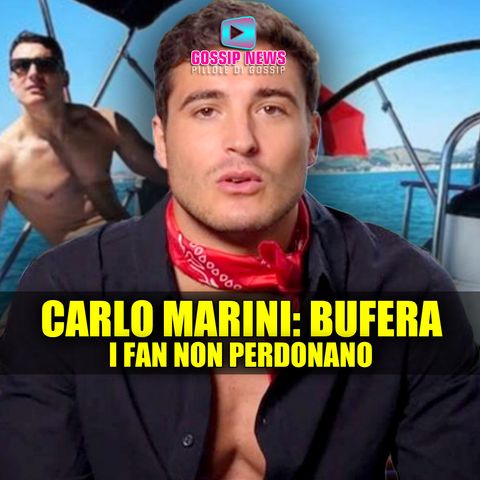 Carlo Marini Nella Bufera: I Fan Non Perdonano!