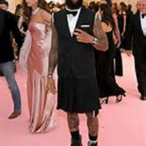 TalkNThur_ Odell WTF! Odell Met Gala Skirt or Kilt & Daniel Jones Tight End