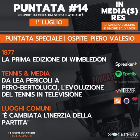 #14 | Ospite Piero Valesio | Il tennis in Tv da Lea Pericoli a Pero-Bertolucci | Luogo comune: l'inerzia della partita