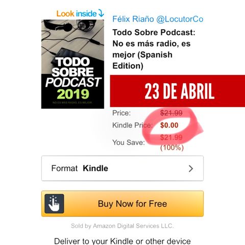 23 de Abril: el #libro Todo Sobre Podcast hoy es gratis
