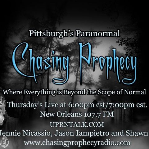 Pittsburgh's Paranormal Chasing Prophecy Radio Show guest--Julie and Andy Oienauthor/researcherAlien Park Dunes 1Southwest UFO Triangle Theo