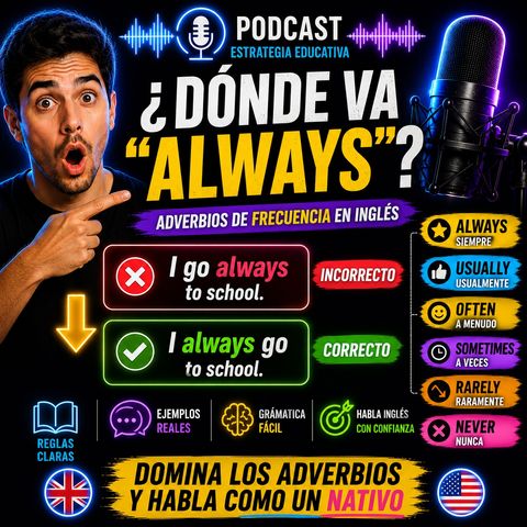 #Episodio43 | ¿Dónde Van los Adverbios de Frecuencia en Inglés? La Guía Definitiva