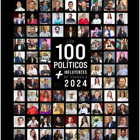 Los 100 politicos a seguir este 2024 en la Revista NN