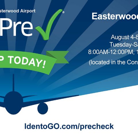 Frequent flyers are invited to Easterwood Airport to register for the TSA's pre-check priority screening service