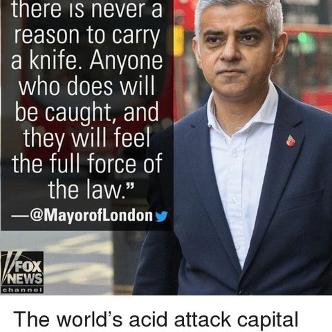 Even the Jokes Come True: Mayor of Londonistan Implements Knife Control