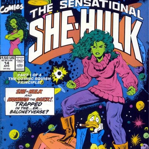 Source Material #323 - The Sensational She-Hulk - "The Cosmic Squish Principle" (Marvel, 1990)