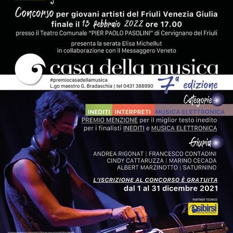 [INFOLINE] Premio Casa della Musica Cervignano - Intervista Francesco Contadini