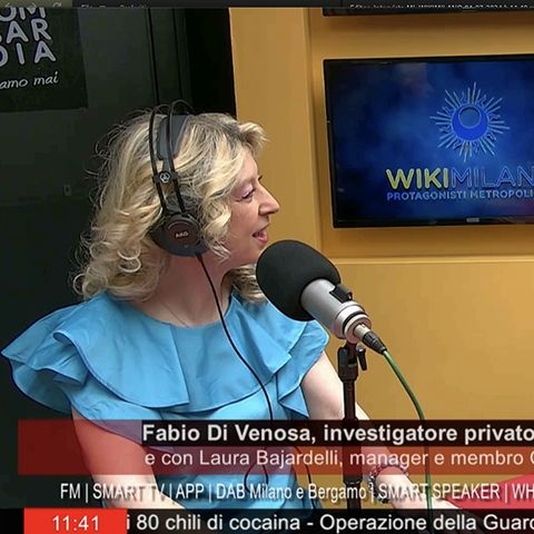 Laura Bajardelli intervistata da Fabio Di Venosa su Radio Lombardia - WikiMilano