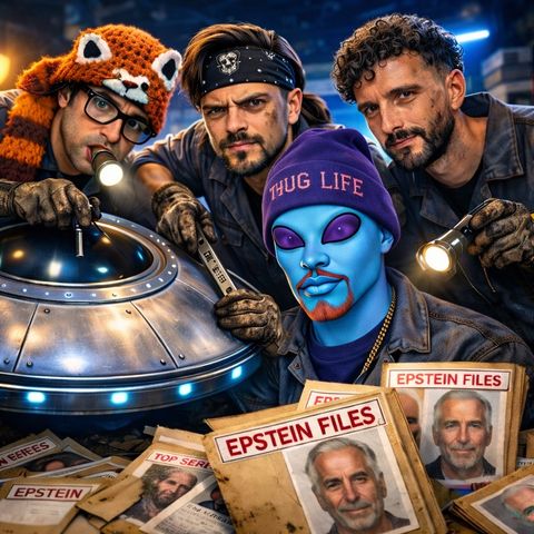 Esoteric Epstein w/ Red Panda Koala and Tupacabra