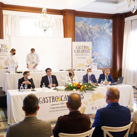 Declaraciones del presidente del Cabildo de La Palma en Agrocanarias 2022.