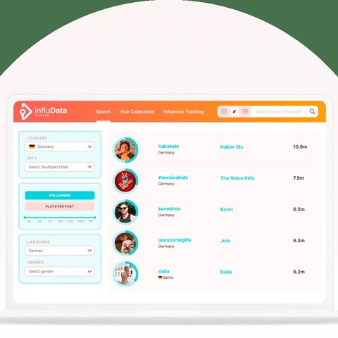 TikTok Influencer Search Platform | influData