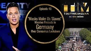 Masks Make Us Slaves   Massive Protests in Germany Over C0VlD Lockdown