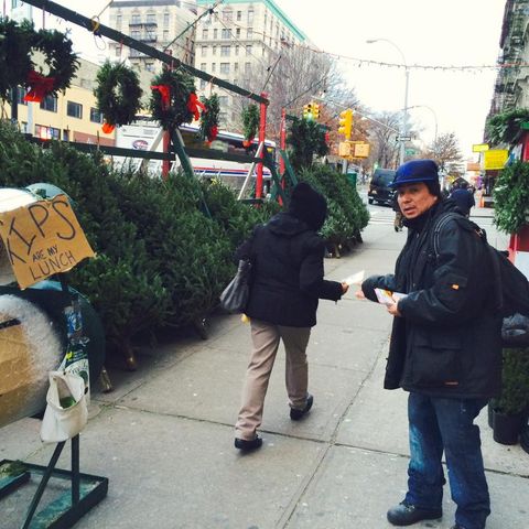 NYC Christmas Tree Salesmen. Colaboración con 360 Grados