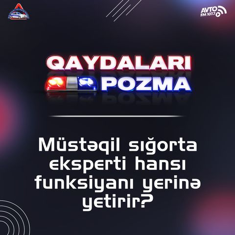 Müstəqil sığorta eksperti hansı funksiyanı yerinə yetirir?