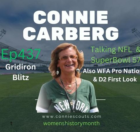 Connie Carberg First NFL Female Scout & Women's Sports in 2023