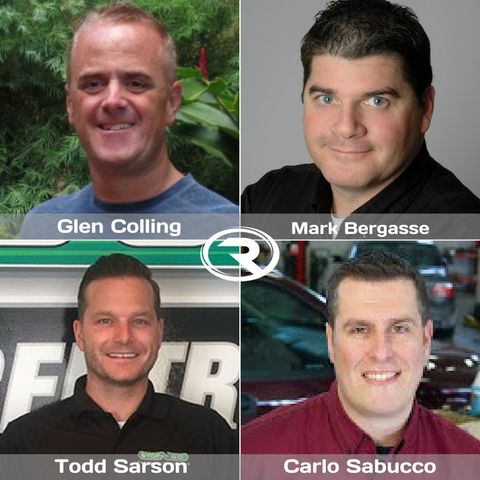 RR 341: Mark Bergasse, Carlo Sabucco, Glenn Colling, Todd Sarson. Friends First-Competitors Second.
