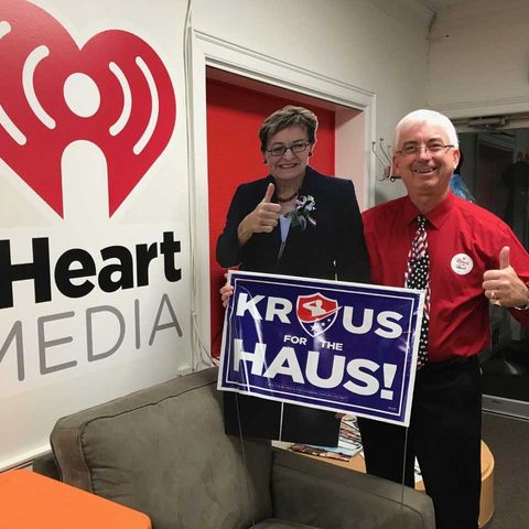 Steve Krauss who is running against Marcy Kaptur stops by