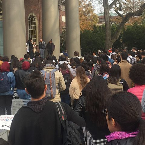 Hundreds Rally In Support Of DACA At Harvard