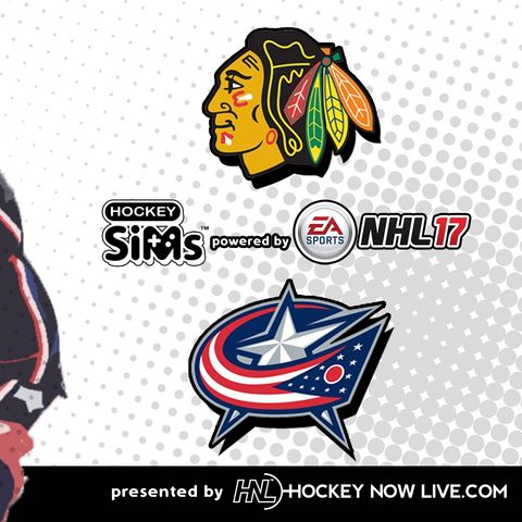 Blackhawks vs Blue Jackets (NHL 17 Hockey Sims)