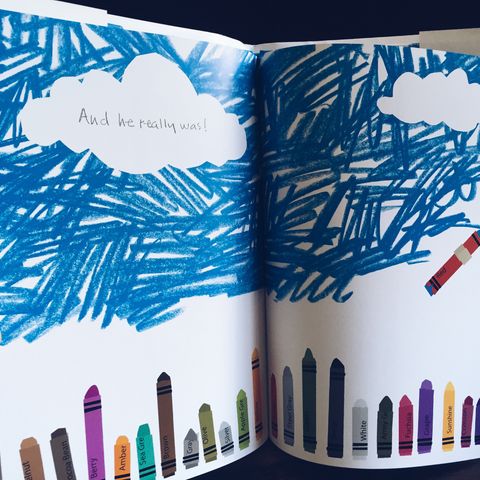 Red. A Crayon's story. Read by Giulia Vigna and Arianna Mauro.