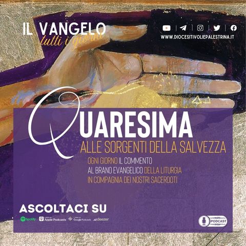 Venerdì 27 Febbraio 2026, a cura di Don Bruno Sperandini