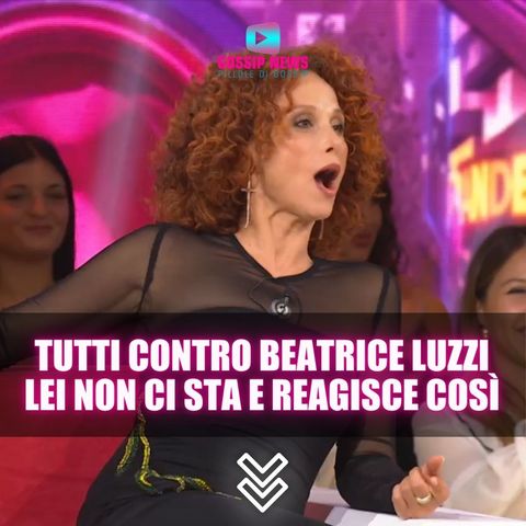 Tutti Contro Beatrice Luzzi: Lei Non Ci Sta e Reagisce Così!