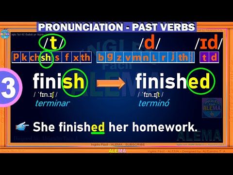 09. Pronunciacion De Verbos Regulares en Pasado En Ingles - Pronunciation Regular Verbs In Past – PA