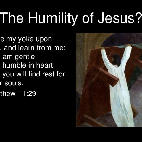 The Humility Of Jesus Should Be Our Example