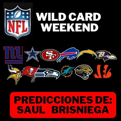 Picks para la semana de wild cards de la NFL.