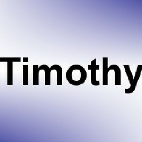 Timothy: Biblical Names & Meanings