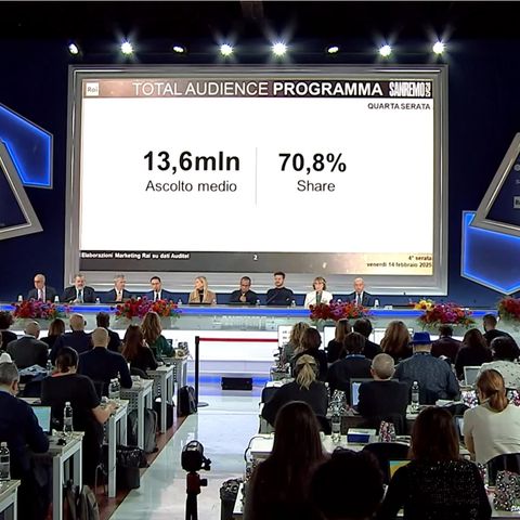 Sanremo, la conferenza stampa. Record storico di share, la Rai: 'Ascolti incredibili'